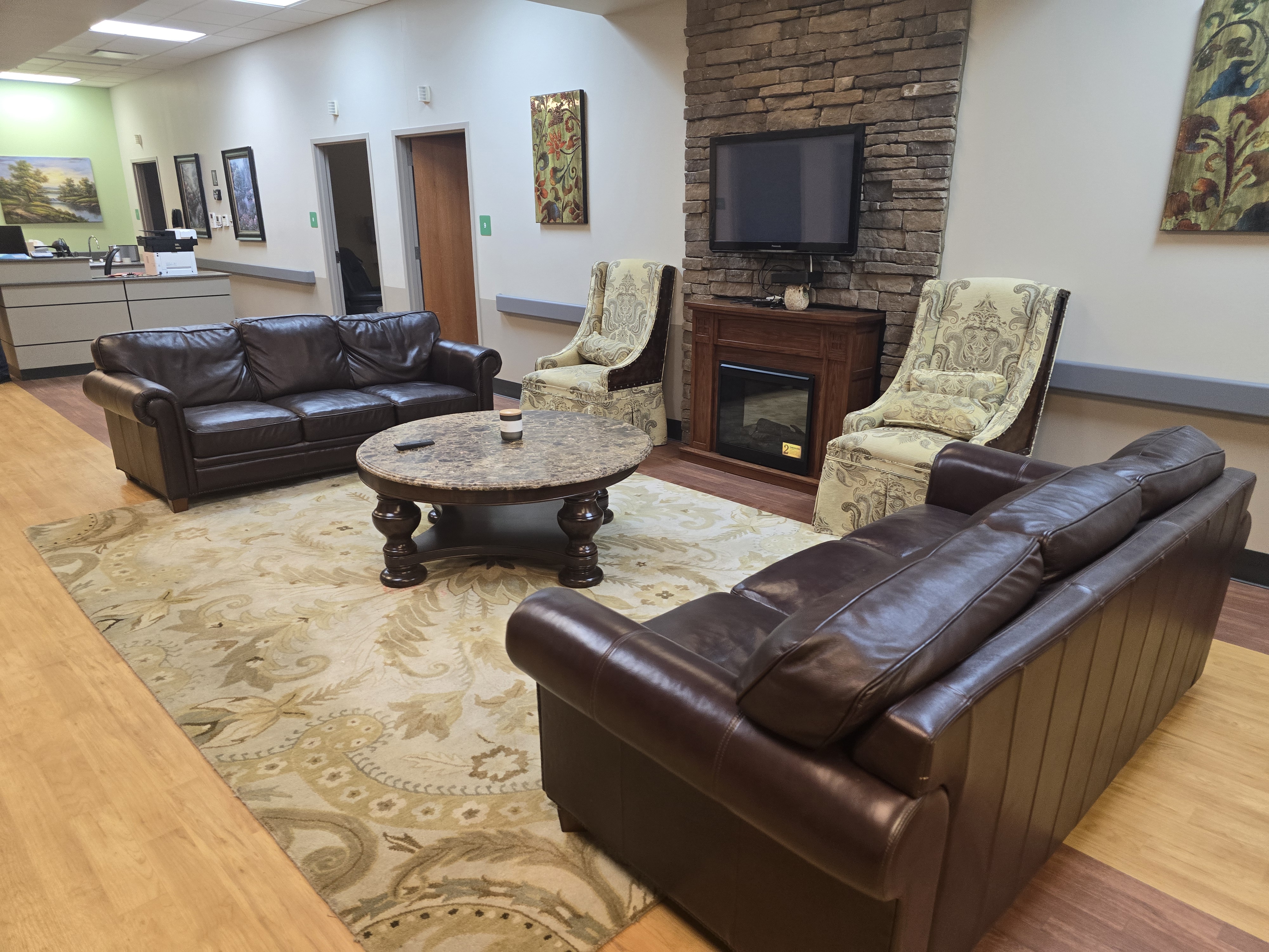 Interior of Shepherd Hospice Inpatient Facility